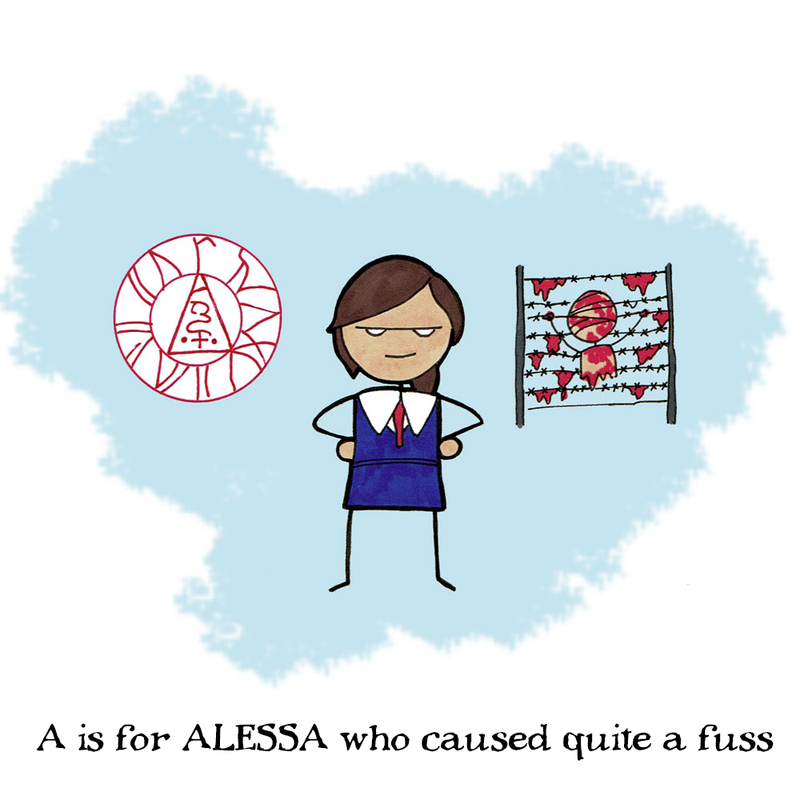 Illustration for article titled Learn Your ABCs With Our Video Game Horror Alphabet Book
